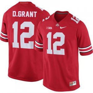 Men's NCAA Ohio State Buckeyes Doran Grant #12 College Stitched Authentic Nike Red Football Jersey HF20H74GH